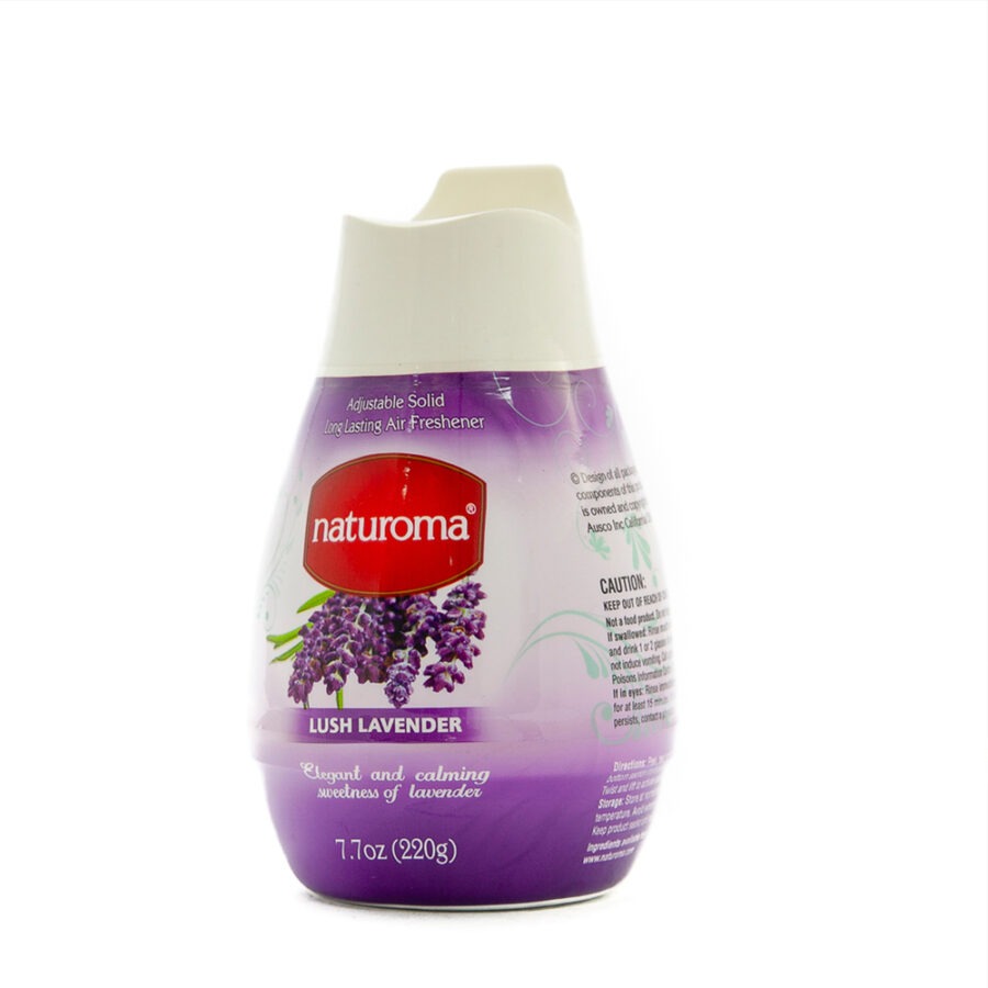 pack of 12  naturoma air freshener solid gel 12x 220g w3