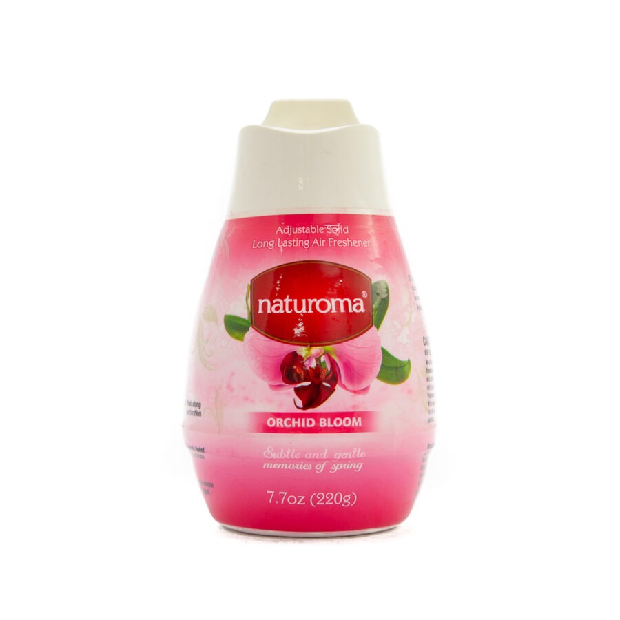 naturoma air freshener solid gel 220g orchid bloom   front 1