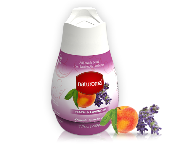 Naturoma Solid Gel Air Freshener Peach & Lavender - naturoma Naturoma Solid Gel Air Freshener Peach & Lavender