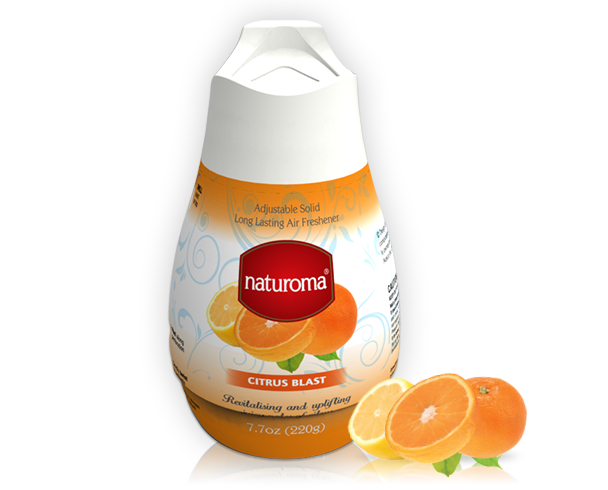 Naturoma Air Freshener Solid Gel Citrus Blast - naturoma Naturoma Air Freshener Solid Gel Citrus Blast