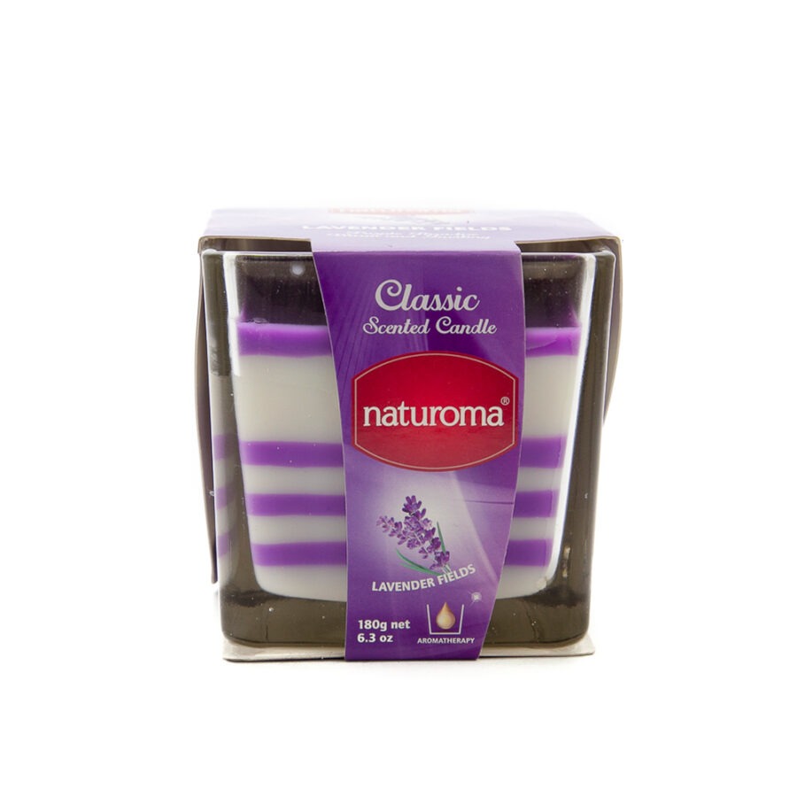 naturoma scented candle lavender field