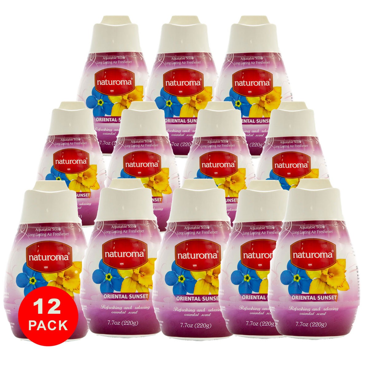 Naturoma Solid Gel Air Freshener Oriental Sunset 220g - naturoma Naturoma Solid Gel Air Freshener Oriental Sunset 220g