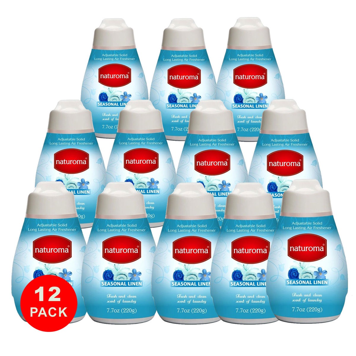 Naturoma Solid Gel Air Freshener Seasonal Linen 220g - naturoma Naturoma Solid Gel Air Freshener Seasonal Linen 220g