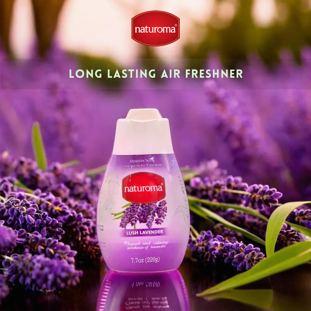 Naturoma Solid Gel Air Freshener Lush Lavender - naturoma Naturoma Solid Gel Air Freshener Lush Lavender